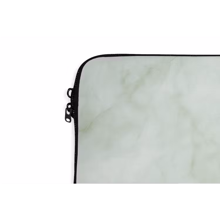 Groen - Marmer - Vloeiende aders laptophoes neopreen klein 279 -detail
