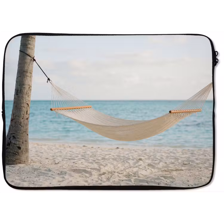 Hangmat - Strand - Wit laptophoes neopreen klein -zkaufland3dotto