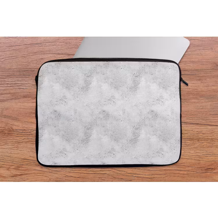 Lichtgrijs - Ruw - Subtiel laptophoes neopreen klein 279 -tafel