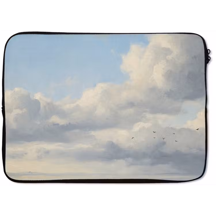 Lucht - Wolken - Natuur - Klassiek - Blauw laptophoes neopreen klein -zkaufland3dotto