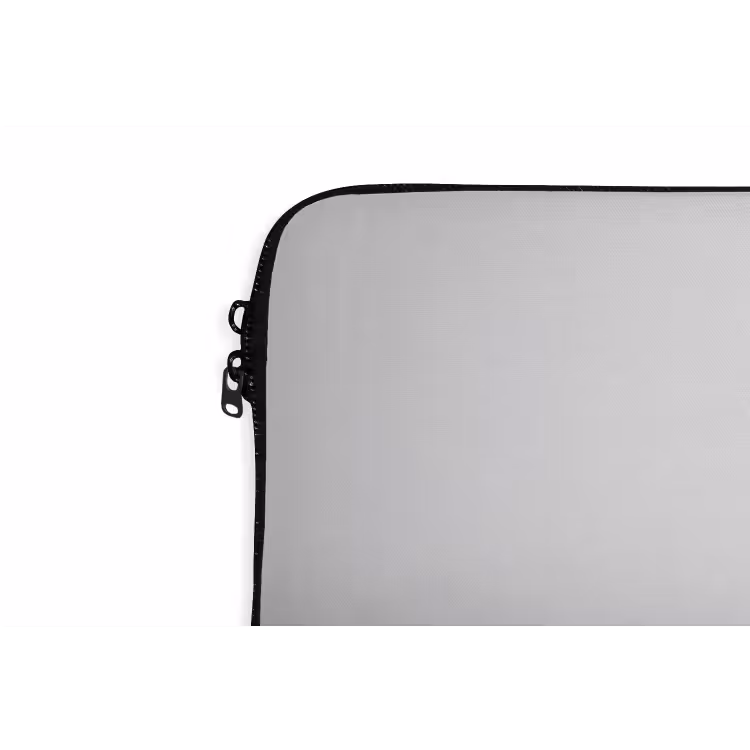 Hert - Mistig - Zwart - Wit laptophoes neopreen klein -detail