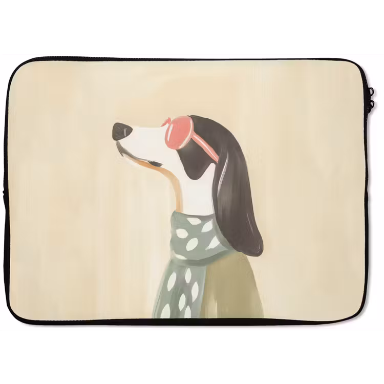 Hond - Zonnebril - Sjaal laptophoes neopreen klein -zkaufland3dotto