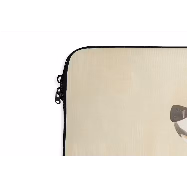 Hond - Zonnebril - Sjaal laptophoes neopreen klein -detail