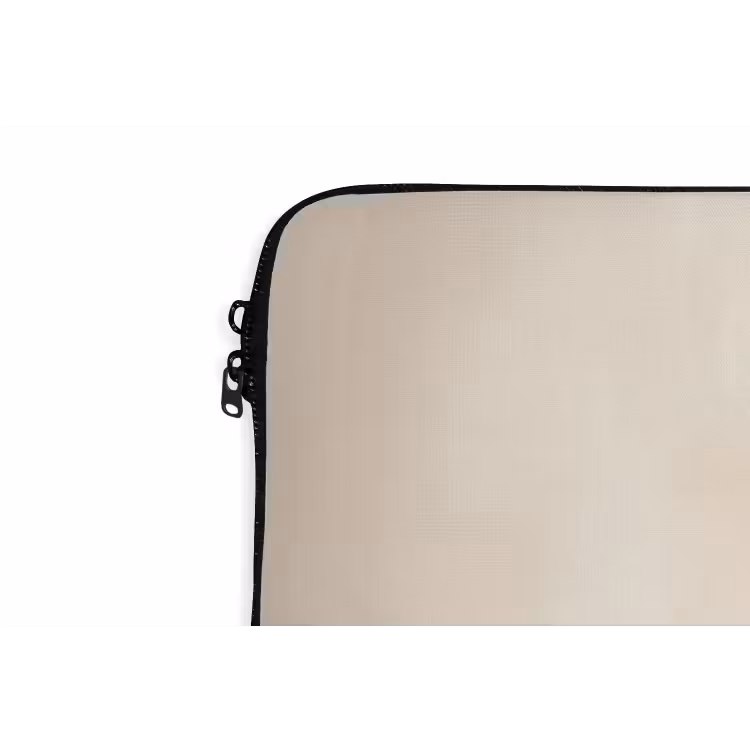 Japandi - Wabi sabi - Beige laptophoes neopreen klein -detail