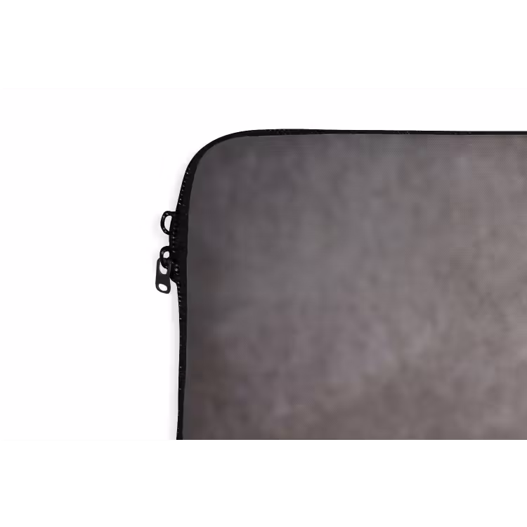 Welpje - Bad - Geel laptophoes neopreen klein -detail