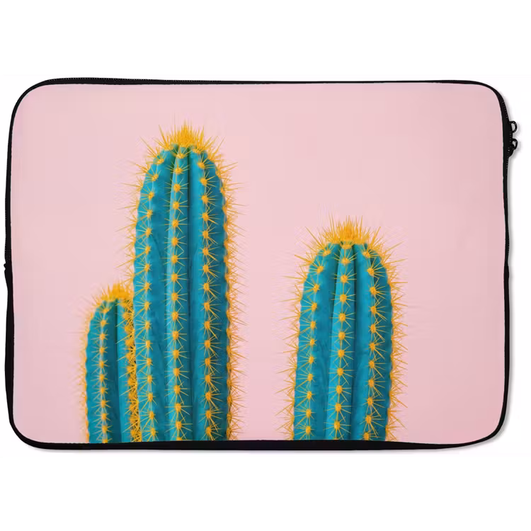 Cactussen - Modern - Pastel laptophoes neopreen klein -zkaufland3dotto