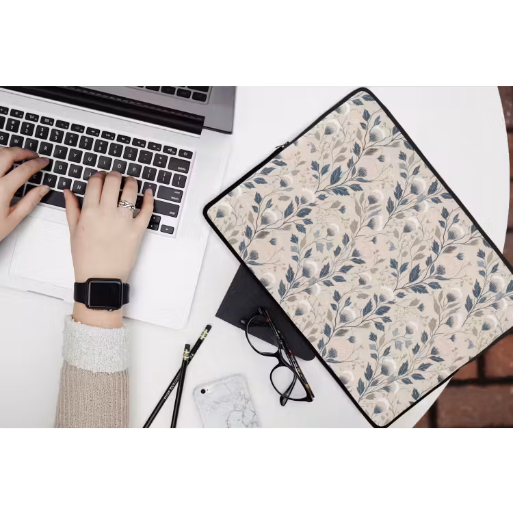 Klassiek - Botanisch - Kleurrijk laptophoes neopreen klein 279 -bureau