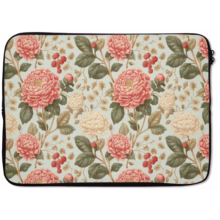 Klassiek - Botanisch - Veelkleurig laptophoes neopreen klein 279 -zkaufland3dotto