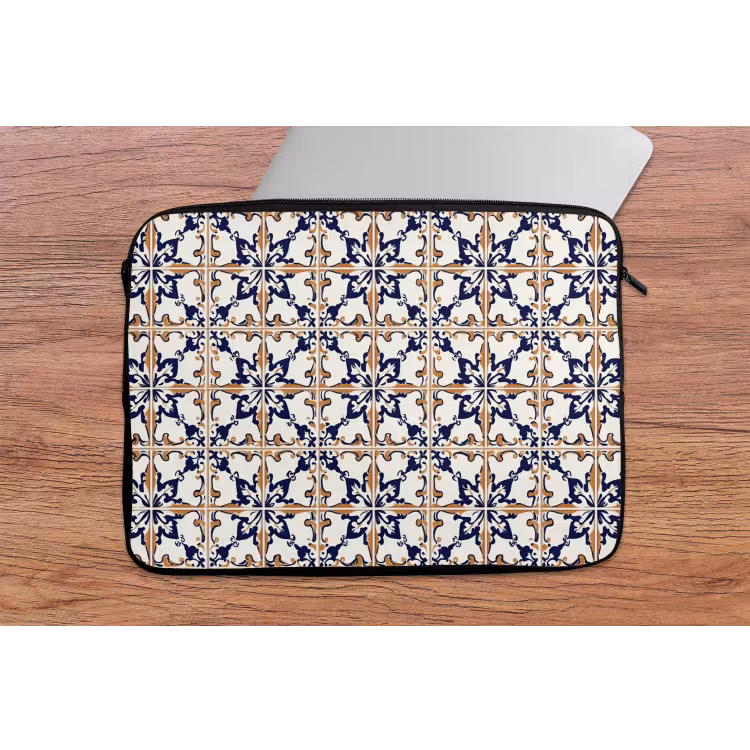 Klassiek - Patroon - Kleurrijk laptophoes neopreen klein 279 -tafel