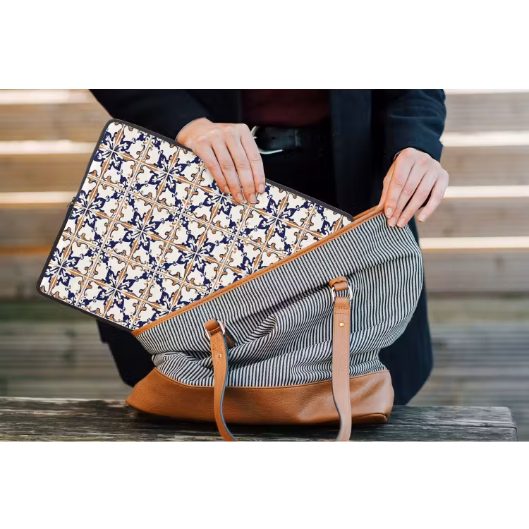 Klassiek - Patroon - Kleurrijk laptophoes neopreen klein 279 -tas