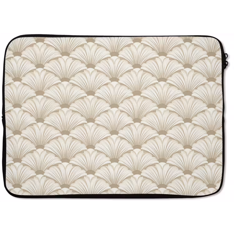 Klassiek - Art - Beige laptophoes neopreen klein 279 -zkaufland3dotto