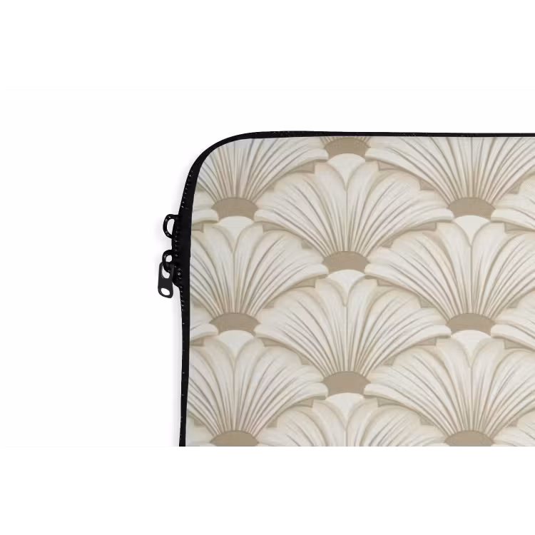Klassiek - Art - Beige laptophoes neopreen klein 279 -detail