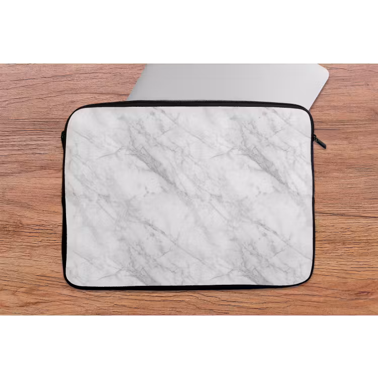 Klassiek - Marmer - Grijs laptophoes neopreen klein 279 -tafel