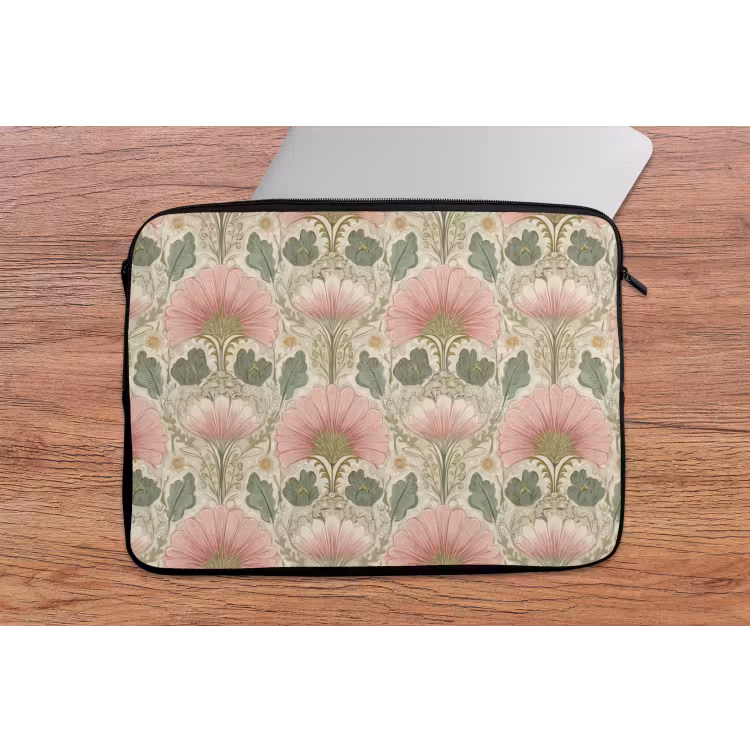 Klassiek - Patroon - Roze laptophoes neopreen klein 279 -tafel