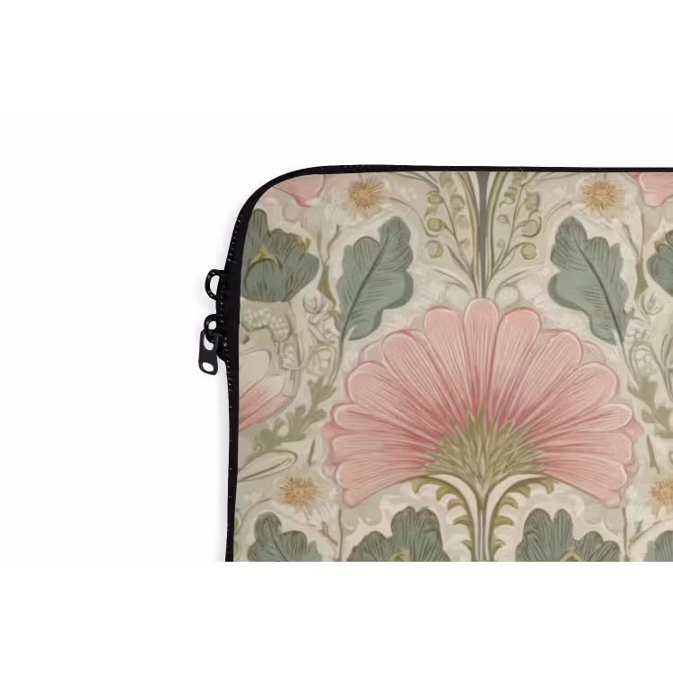 Klassiek - Patroon - Roze laptophoes neopreen klein 279 -detail