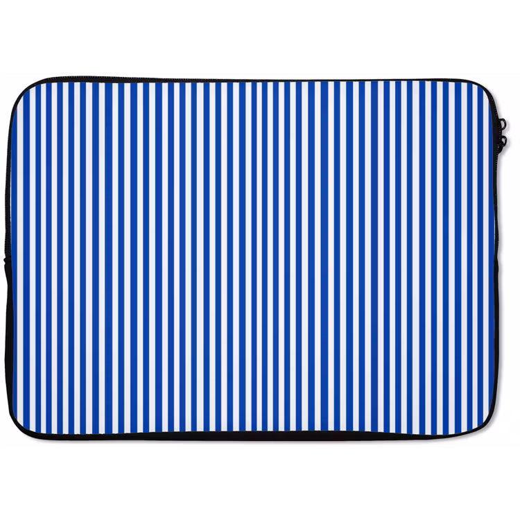 Klassiek - Strepen - Blauw laptophoes neopreen klein 279 -zkaufland3dotto
