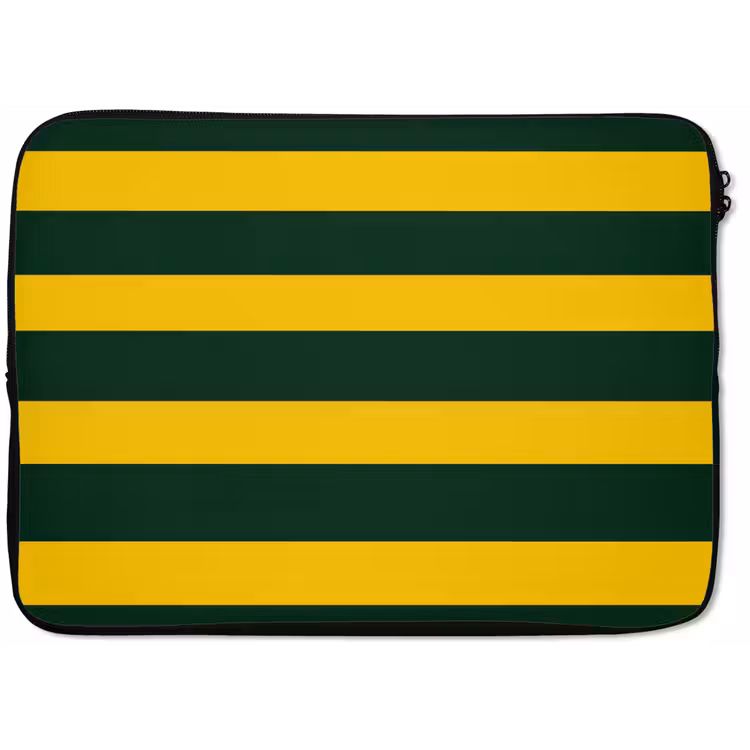 Klassiek - Strepen - Groen laptophoes neopreen klein 279 -zkaufland3dotto