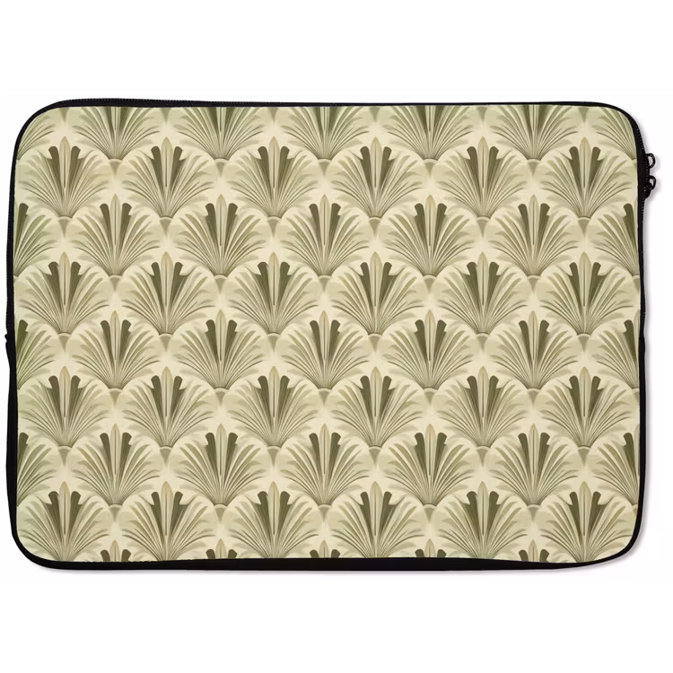 Klassiek - Waaier - Groen laptophoes neopreen klein 279 -zkaufland3dotto