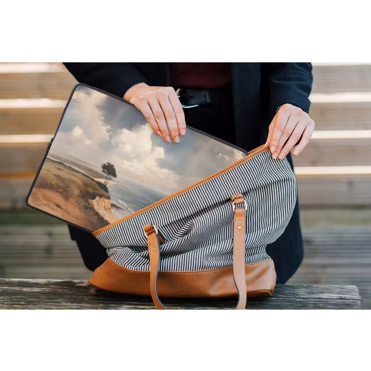 Klif - Zee - Boom laptophoes neopreen klein -tas
