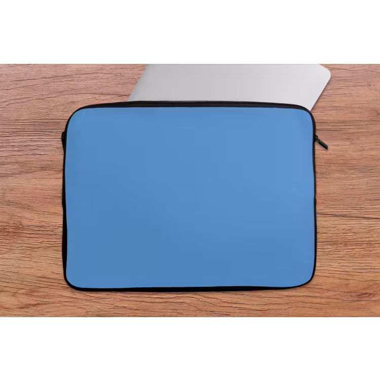 Cornflower - Blue - Blauw laptophoes neopreen klein 279 -tafel