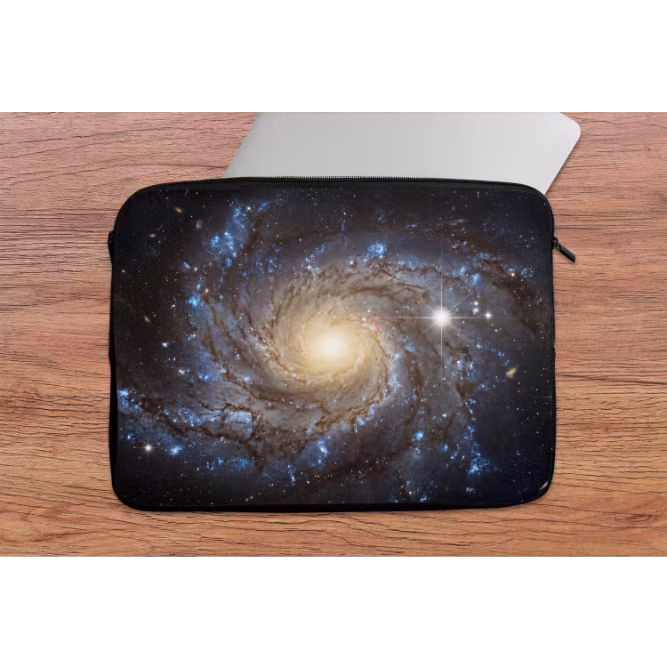 Kosmos - Sterrenstelsel - Donker laptophoes neopreen klein -tafel