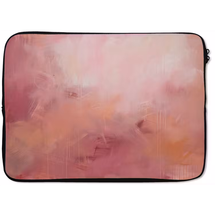 Kunst - Vloeiend - Pastel - Abstract laptophoes neopreen klein -zkaufland3dotto