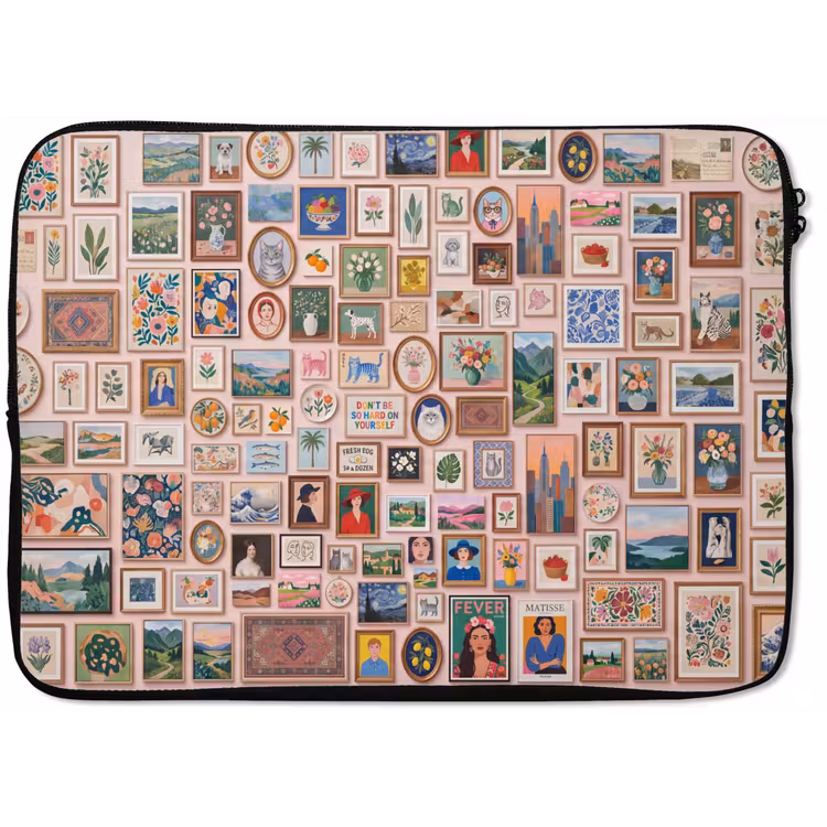 Kunst - Collectie - Decoratie - Modern - Kleurrijk laptophoes neopreen klein -zkaufland3dotto