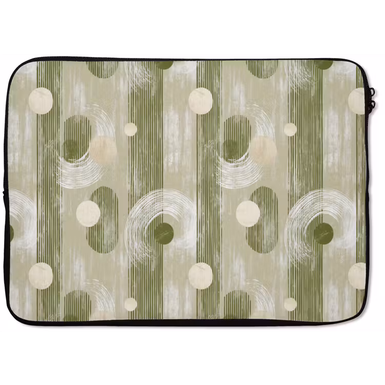 Artistiek - Modern - Groen laptophoes neopreen klein 279 -zkaufland3dotto