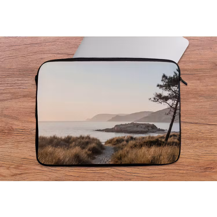 Landschap - Kust - Duinen laptophoes neopreen klein -tafel
