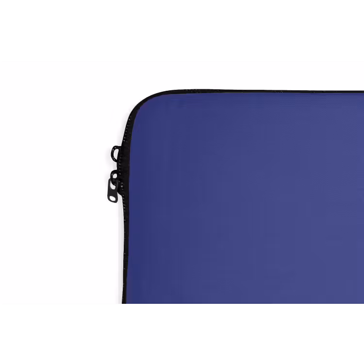 Slow down you're doing fine - Ster - Blauw laptophoes neopreen klein -detail