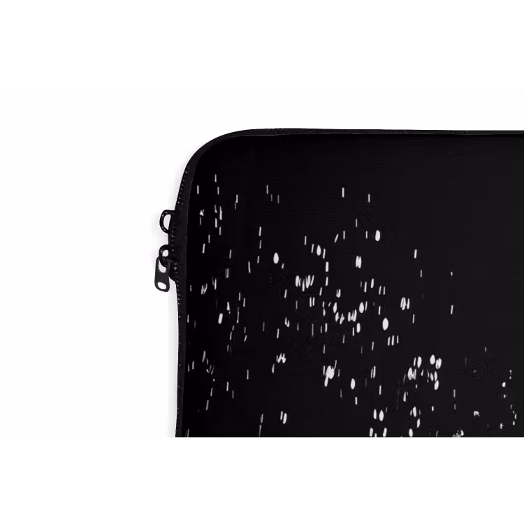 Hardloopschoenen - Rennen - Druppels - Zwart laptophoes neopreen klein -detail