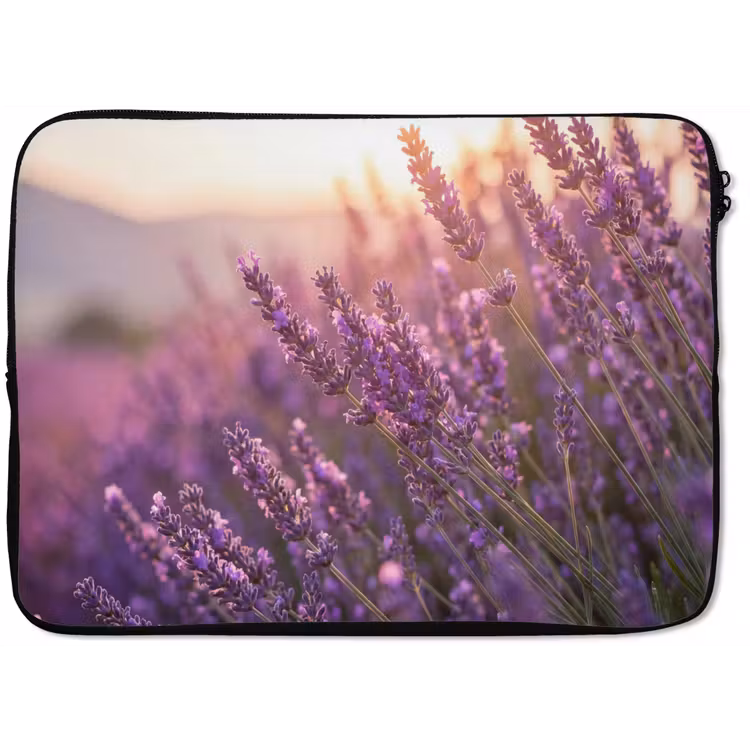 Lavendel - Paars - Zonlicht laptophoes neopreen klein -zkaufland3dotto