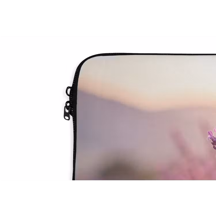 Lavendel - Paars - Zonlicht laptophoes neopreen klein -detail