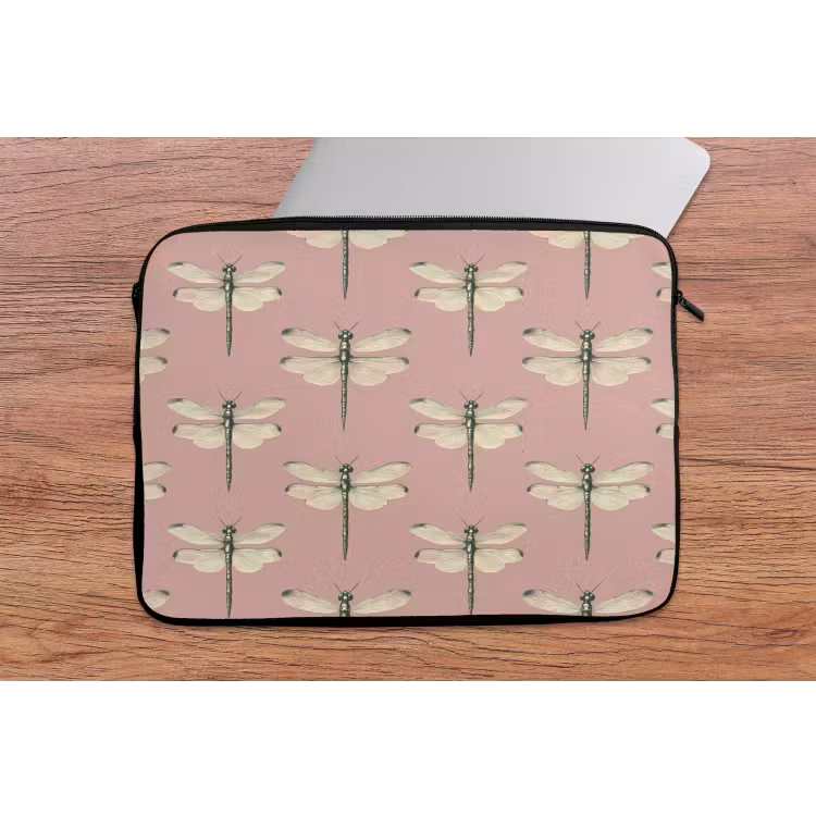 Lillibellen - Patroon - Roze laptophoes neopreen klein 279 -tafel