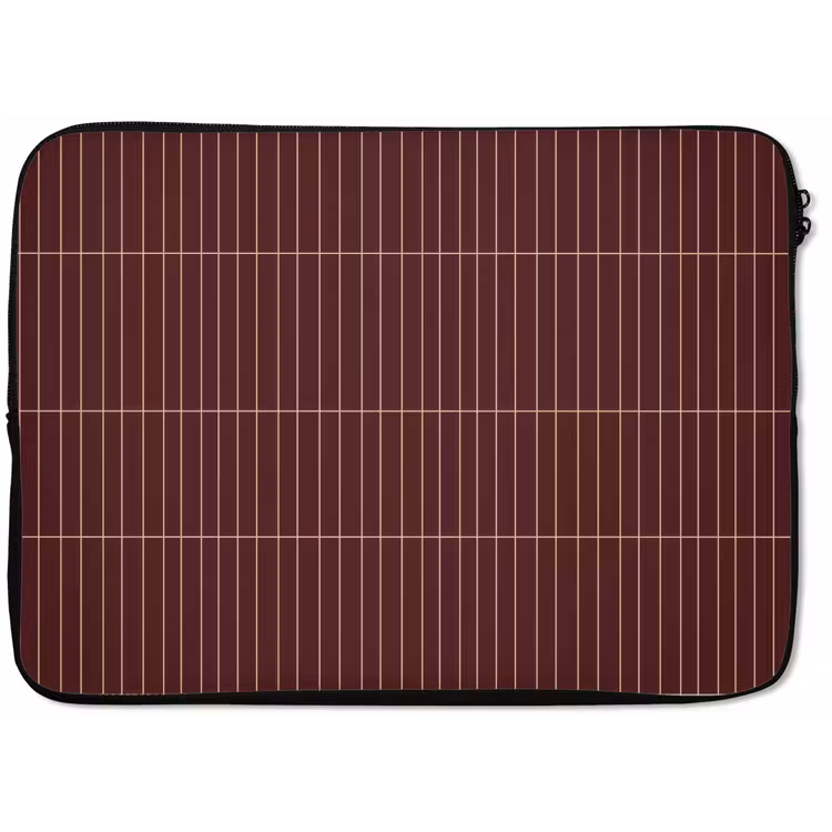 Lijnen - Patroon - Bordeaux laptophoes neopreen klein 279 -zkaufland3dotto