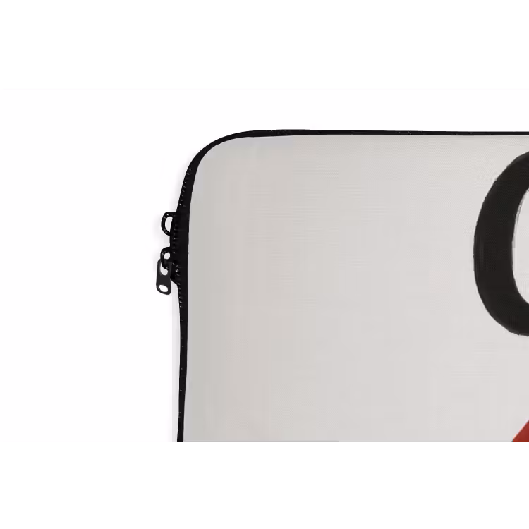 Lip - Girl - Rood - Letters laptophoes neopreen klein -detail