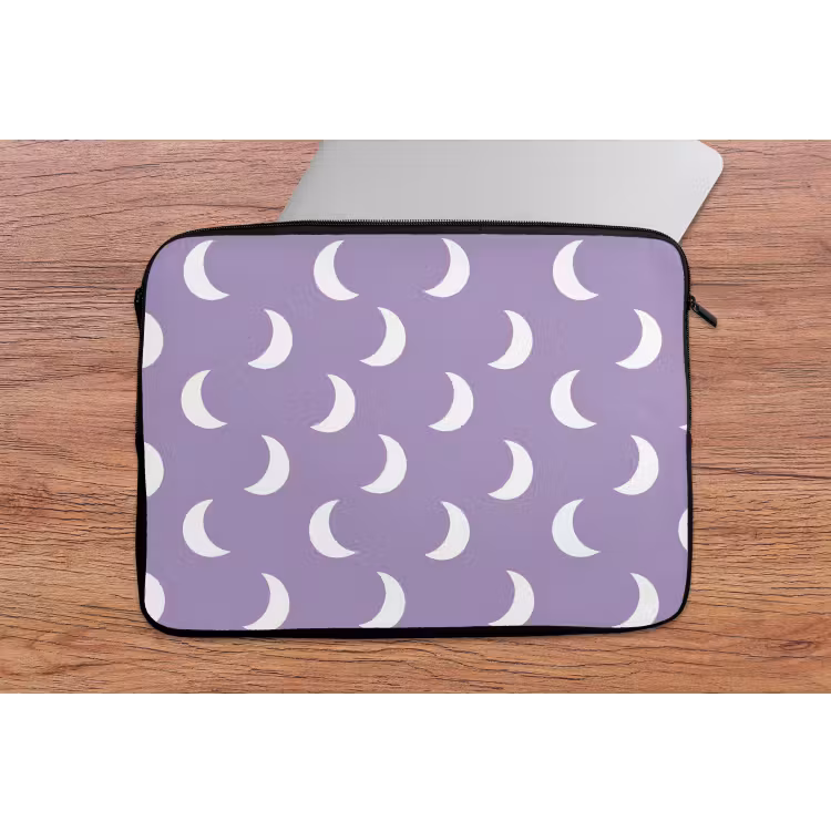 Manen - Patroon - Paars laptophoes neopreen klein 279 -tafel