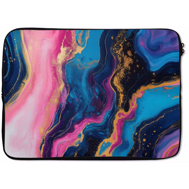 Marmer - Modern - Goud laptophoes neopreen klein -zkaufland3dotto