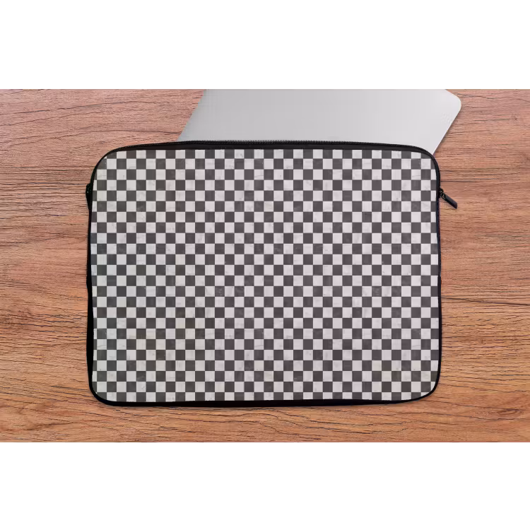 Marmer - Patroon - Grijs laptophoes neopreen klein 279 -tafel