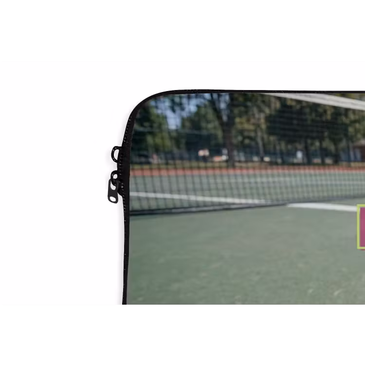 Matcha Club - Tennis - Matcha laptophoes neopreen klein -detail