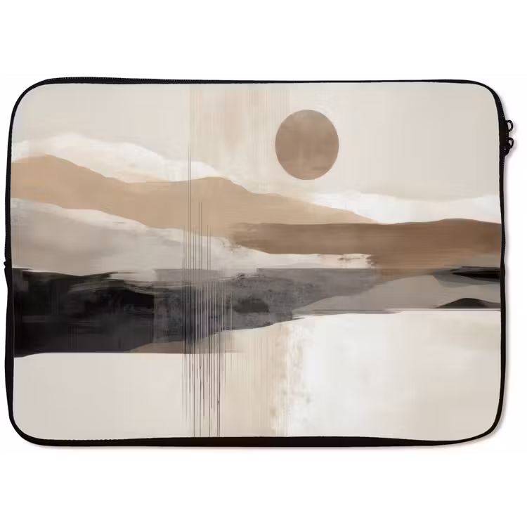 Minimalistisch - Landschap - Dimensie laptophoes neopreen klein -zkaufland3dotto