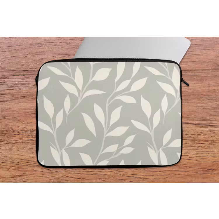 Minimalistisch - Patroon - Groen laptophoes neopreen klein 279 -tafel