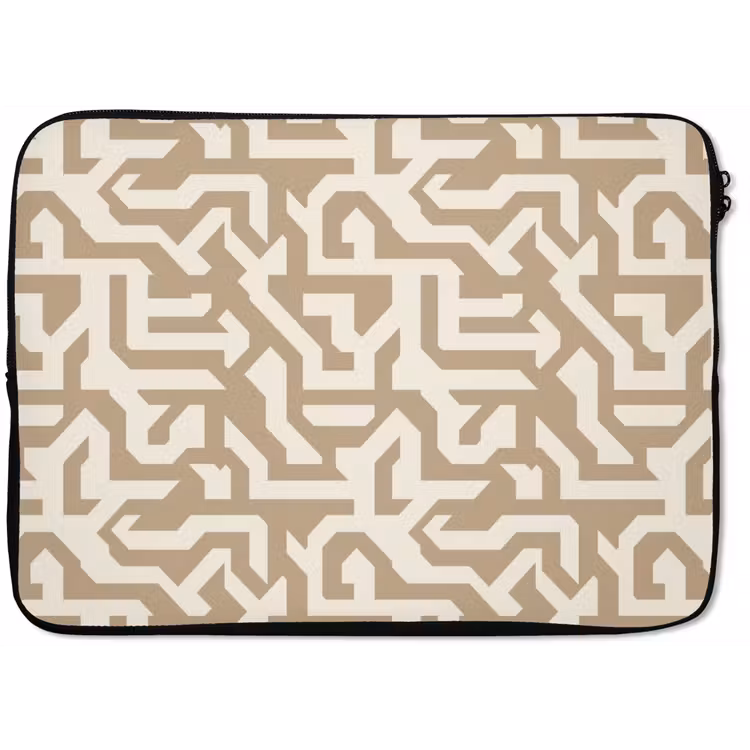 Modern - Abstract - Beige laptophoes neopreen klein 279 -zkaufland3dotto