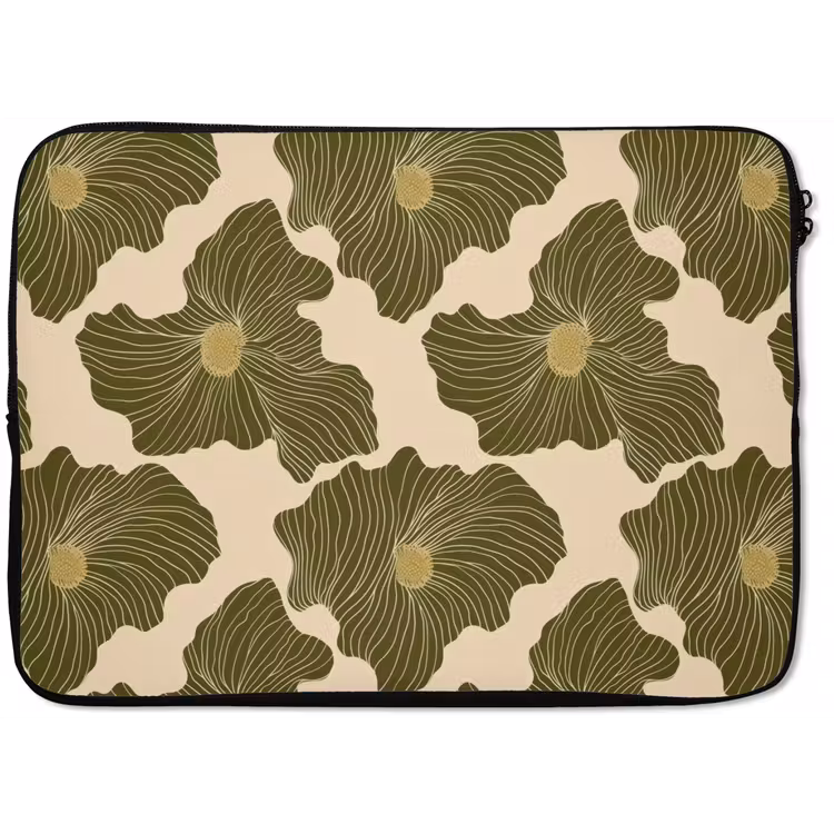 Modern - Abstract - Groen laptophoes neopreen klein 279 -zkaufland3dotto