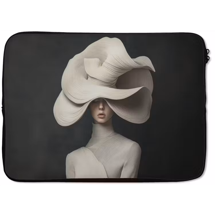 Modern - Vrouw - Hoed laptophoes neopreen klein -zkaufland3dotto