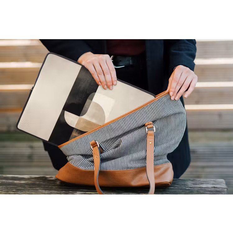 Modern - Vierkant - Vormen laptophoes neopreen klein -tas