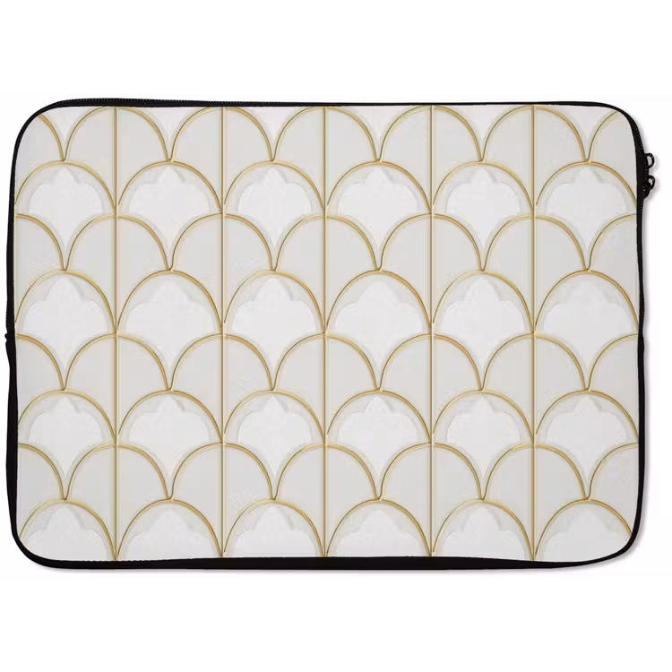 Mozaïek - Bogen - Goud laptophoes neopreen klein 279 -zkaufland3dotto