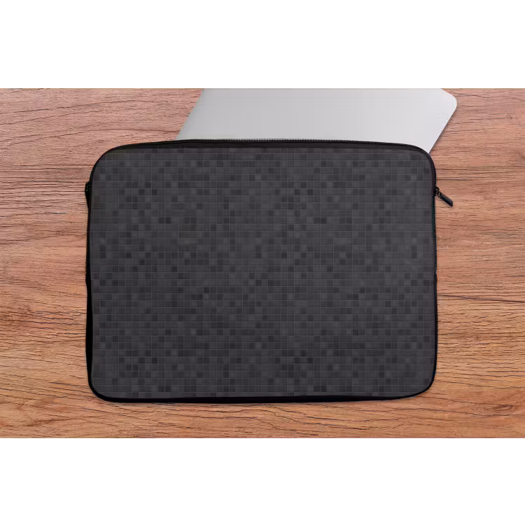 Mozaïek - Patroon - Zwart laptophoes neopreen klein 279 -tafel