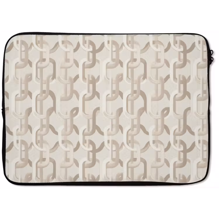 Motief - Abstract - Beige laptophoes neopreen klein 279 -zkaufland3dotto