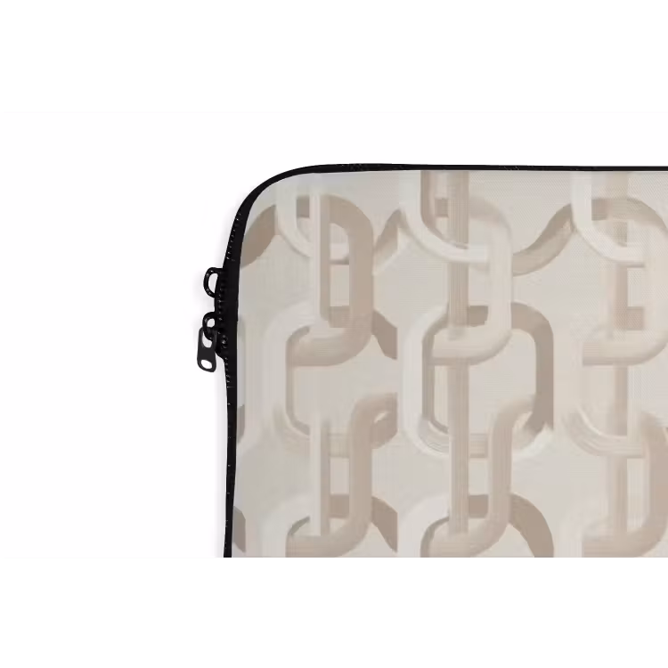 Motief - Abstract - Beige laptophoes neopreen klein 279 -detail